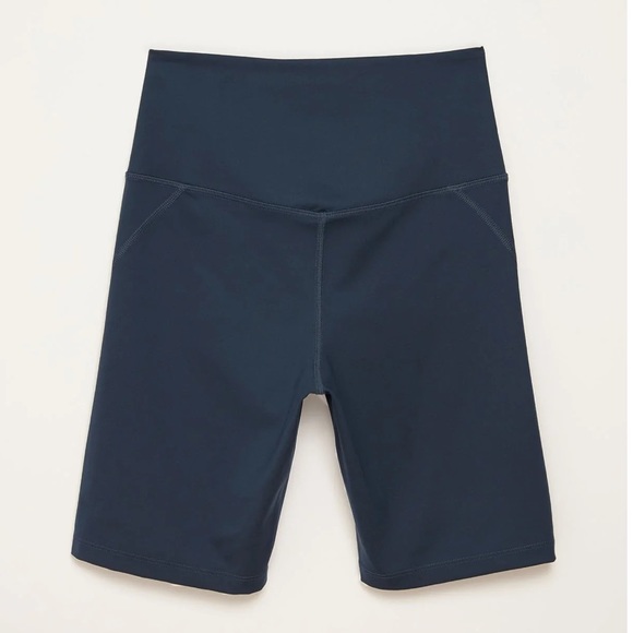 Girlfriend Collective High Rise Bike Short in Midnight - Picture 3 of 4